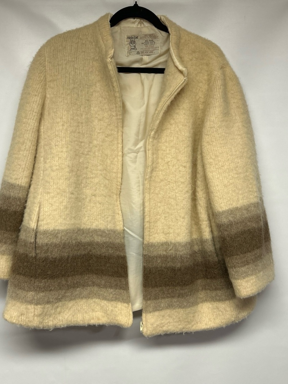 Hilda Ltd. Pure Wool Jacket - Cream